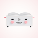 Sugaring Double Warmer - White & Pink
